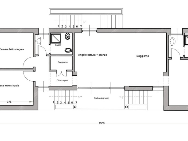 planimetria - Terreno in vendita a Pietrasanta