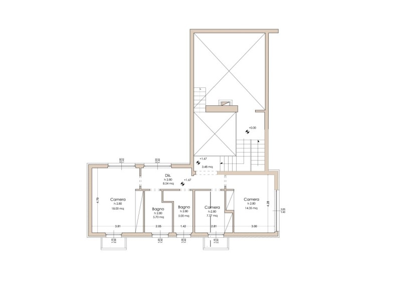 planimetria - Villa singola in vendita a Pietrasanta