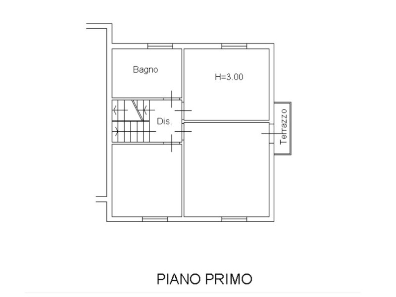 planimetria - Villa singola in vendita a Pietrasanta