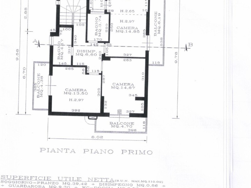 planimetria - Villa singola in vendita a Pietrasanta