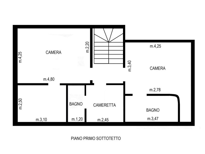 planimetria - Bifamiliare in vendita a Pietrasanta