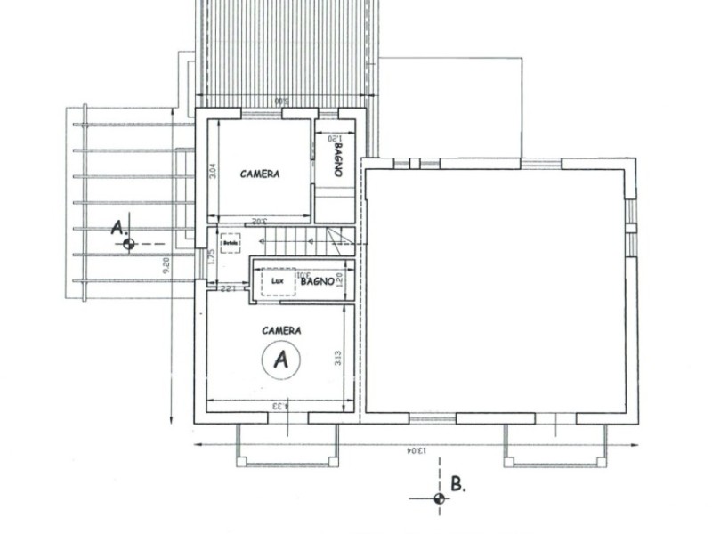 planimetria - Bifamiliare in vendita a Pietrasanta