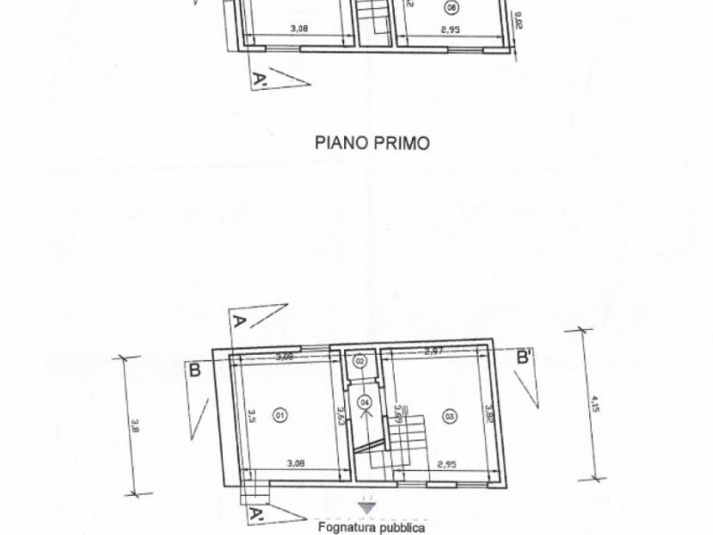 planimetria - Terratetto in vendita a Pietrasanta