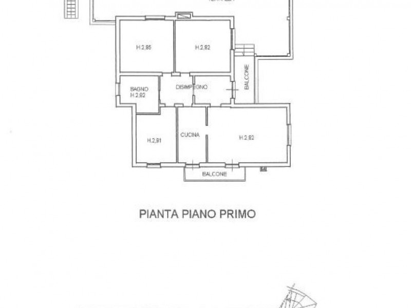 planimetria - Villa singola in vendita a Seravezza