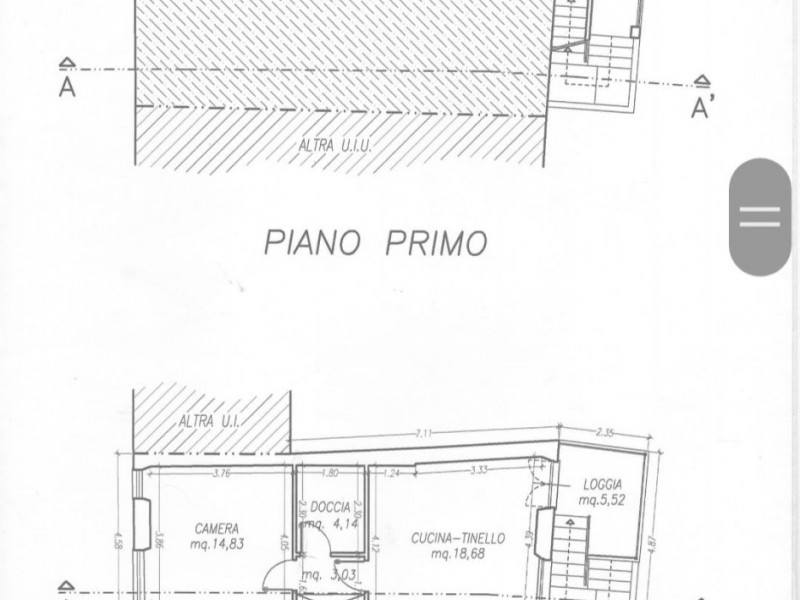 planimetria - Appartamento in vendita a Seravezza