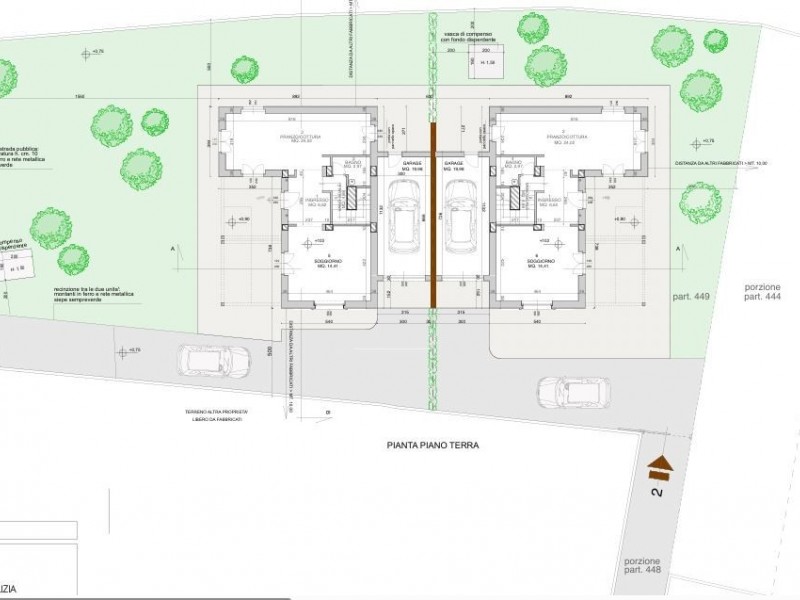 planimetria - Bifamiliare in vendita a Pietrasanta