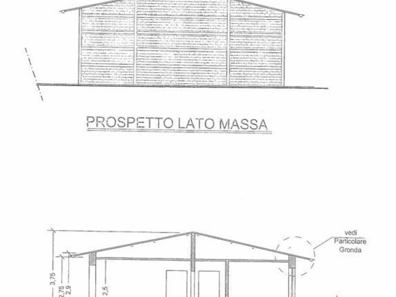 planimetria - Villa singola in vendita a Pietrasanta