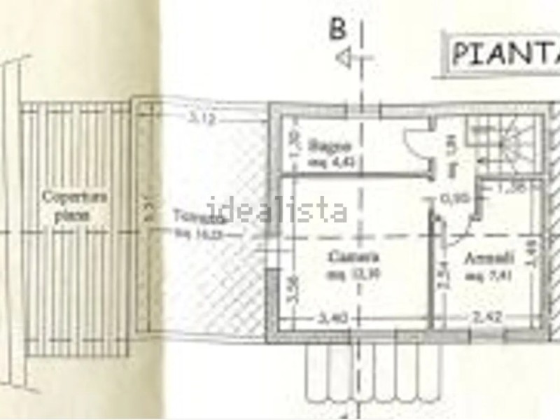 planimetria - Porzione di casa in vendita a Pietrasanta