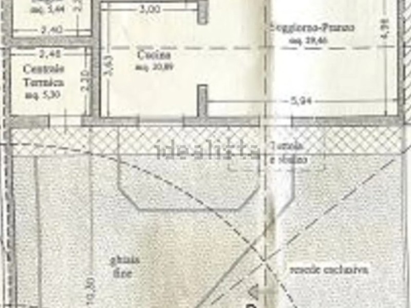 planimetria - Porzione di casa in vendita a Pietrasanta