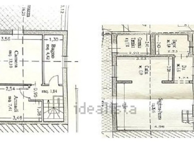 planimetria - Porzione di casa in vendita a Pietrasanta