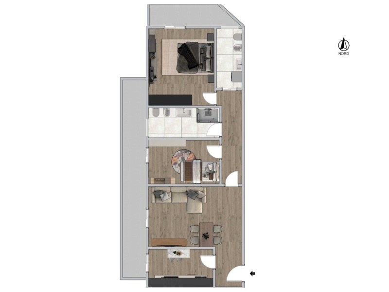 planimetria - Appartamento in vendita a Viareggio