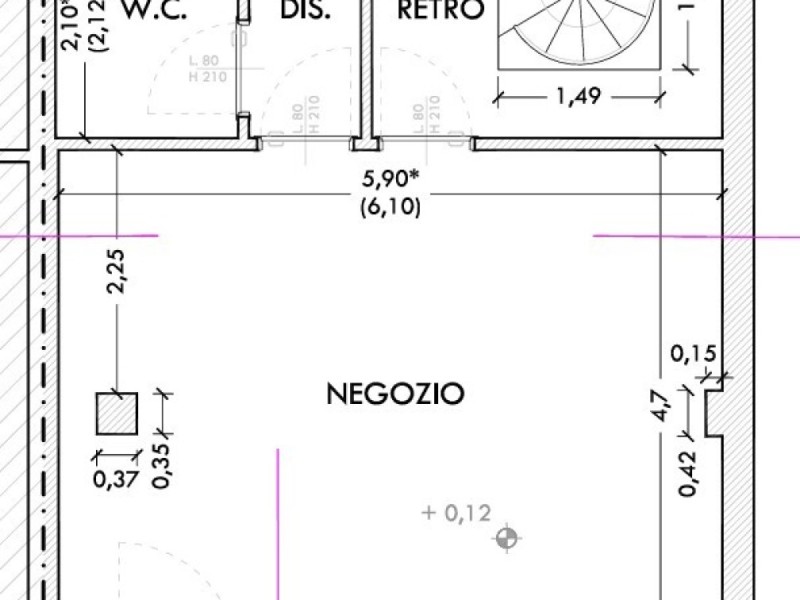 planimetria - Appartamento in vendita a Pietrasanta