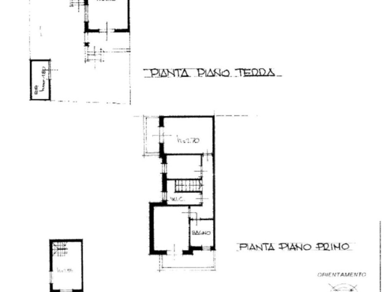 planimetria - Bifamiliare in vendita a Pietrasanta