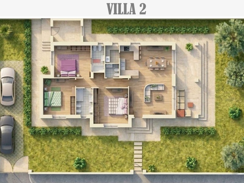 planimetria - Villa singola in vendita a Pietrasanta