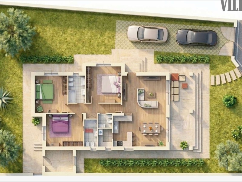 planimetria - Villa singola in vendita a Pietrasanta