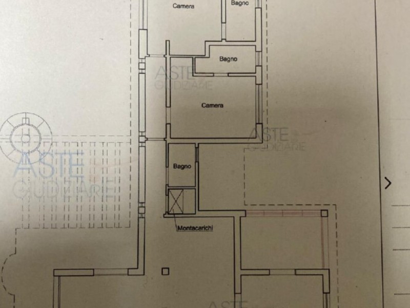 planimetria - Villa singola in vendita a Pietrasanta