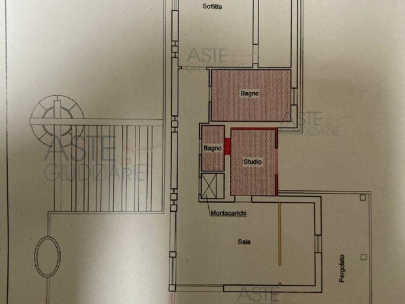 planimetria - Villa singola in vendita a Pietrasanta