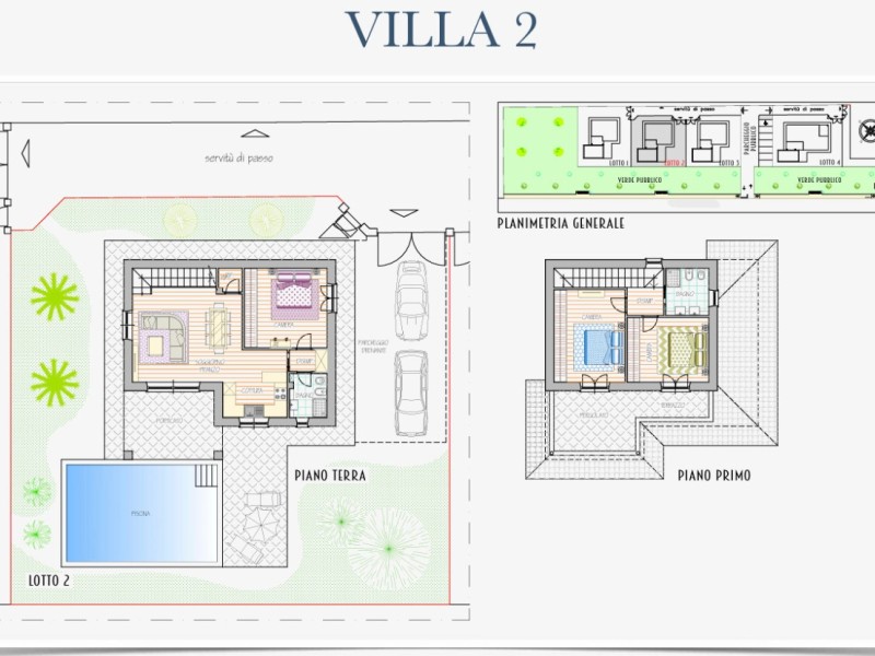 planimetria - Villa singola in vendita a Pietrasanta