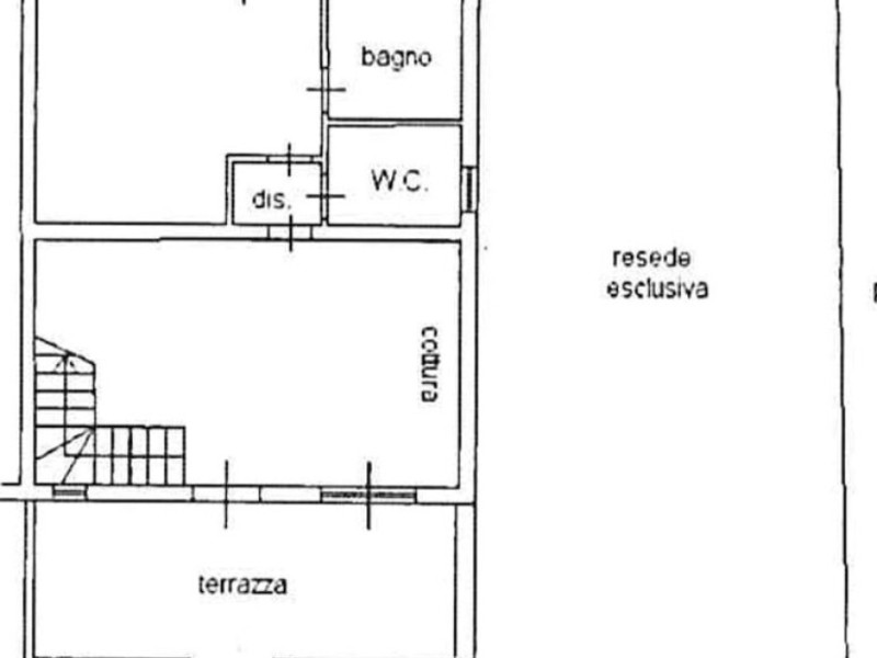 planimetria - Bifamiliare in affitto a Pietrasanta