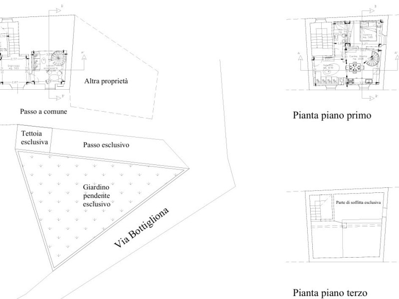 planimetria - Appartamento in vendita a Pietrasanta
