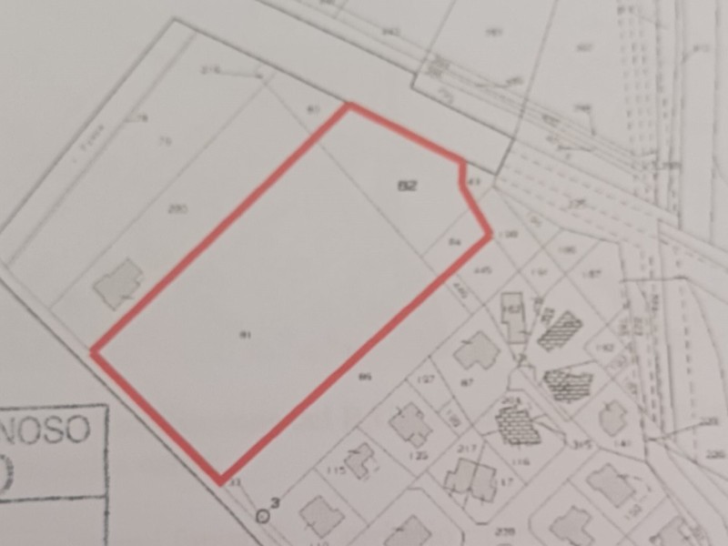 planimetria - Terreno in vendita a Montignoso