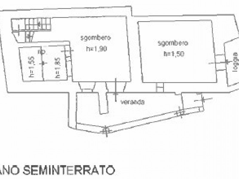 planimetria - Terratetto in vendita a Camaiore