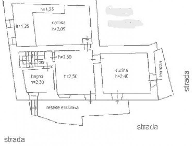 planimetria - Terratetto in vendita a Camaiore