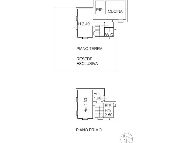 planimetria - Rustico in vendita a Pietrasanta