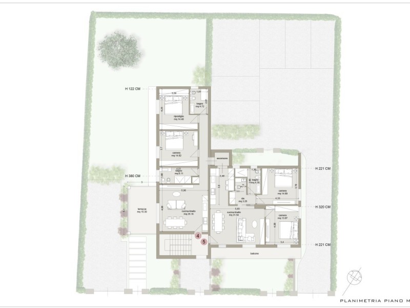 planimetria - Appartamento in vendita a Pietrasanta