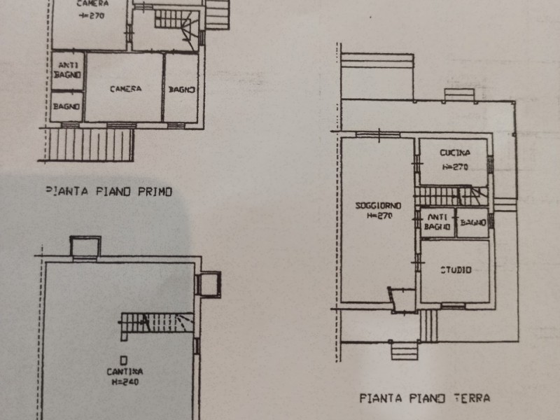 planimetria - Bifamiliare in vendita a Camaiore