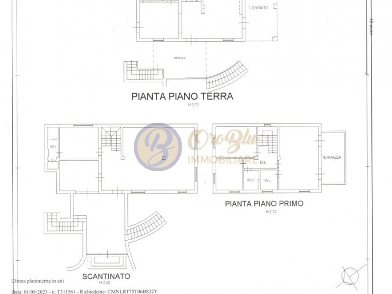 planimetria - Villa singola in affitto a Camaiore