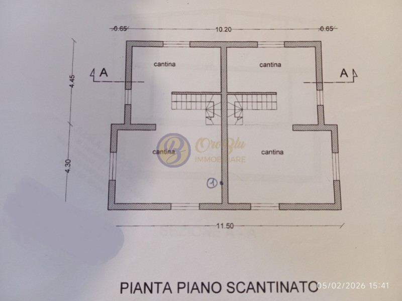planimetria - Bifamiliare in vendita a Camaiore