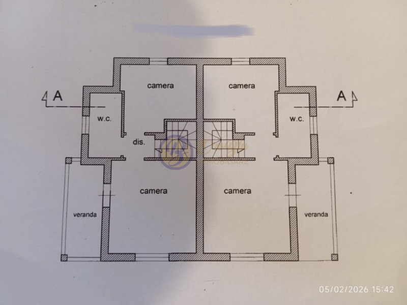 planimetria - Bifamiliare in vendita a Camaiore