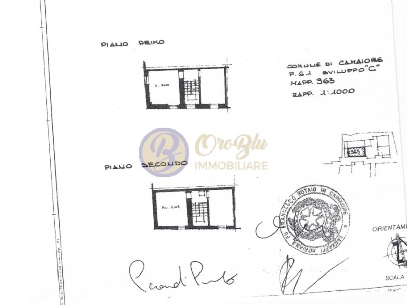 planimetria - Villetta a schiera in vendita a Camaiore