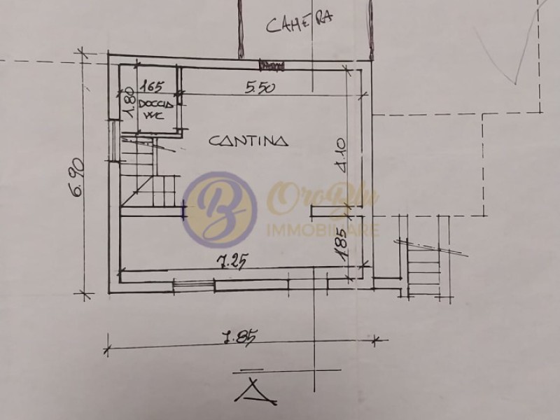 planimetria - Rustico in vendita a Camaiore