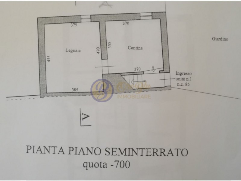 planimetria - Terratetto in vendita a Camaiore