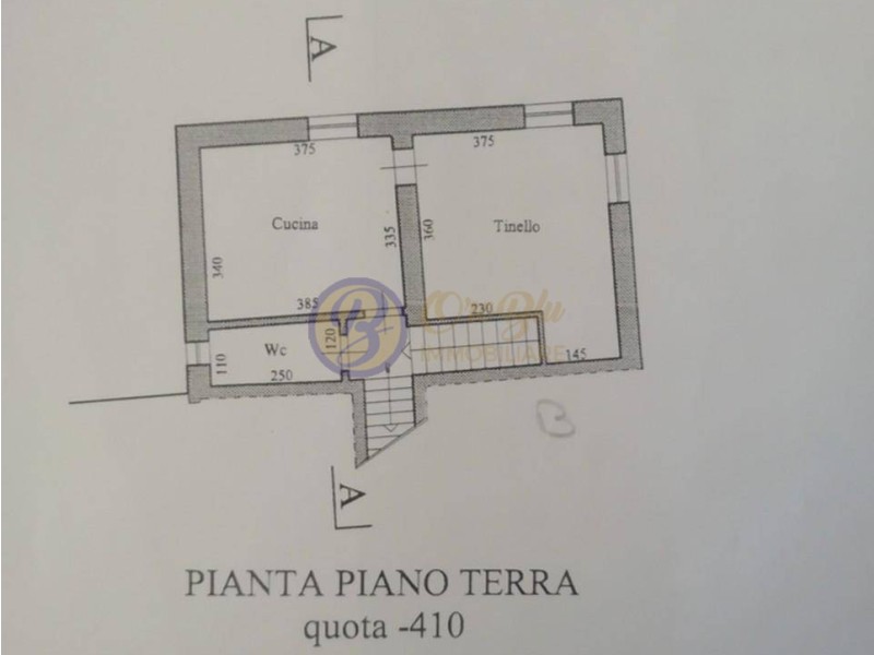 planimetria - Terratetto in vendita a Camaiore