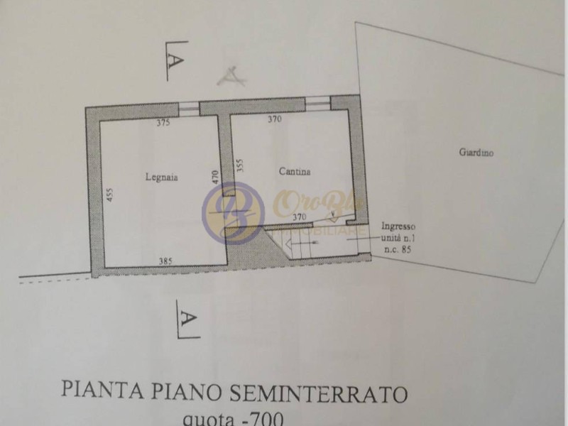 planimetria - Terratetto in vendita a Camaiore