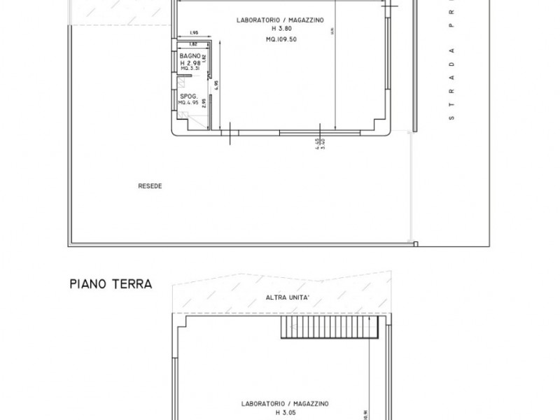 planimetria - Capannone in affitto a Camaiore