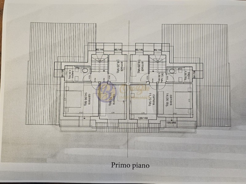 planimetria - Bifamiliare in vendita a Camaiore