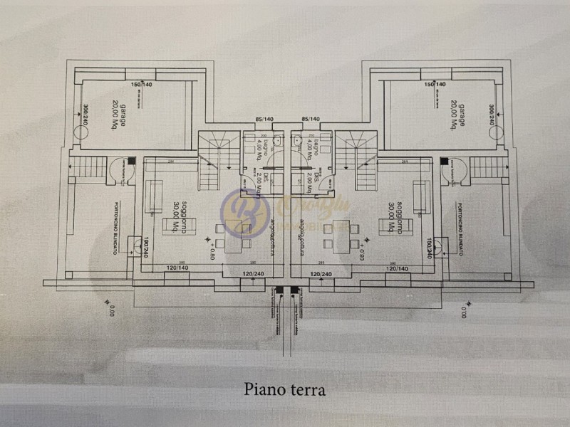 planimetria - Bifamiliare in vendita a Camaiore