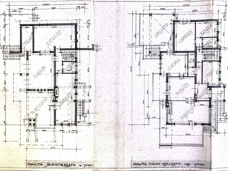 planimetria - Villa singola in vendita a Massarosa