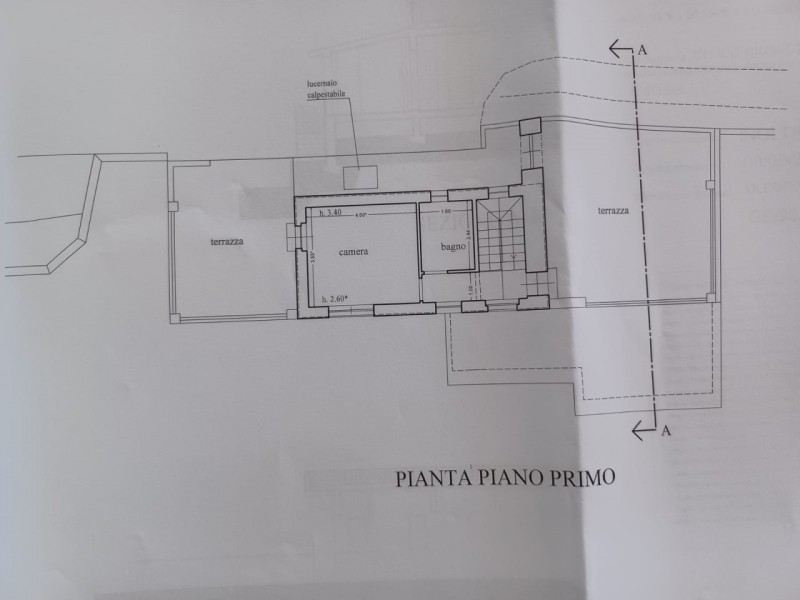 planimetria - Villa singola in vendita a Camaiore