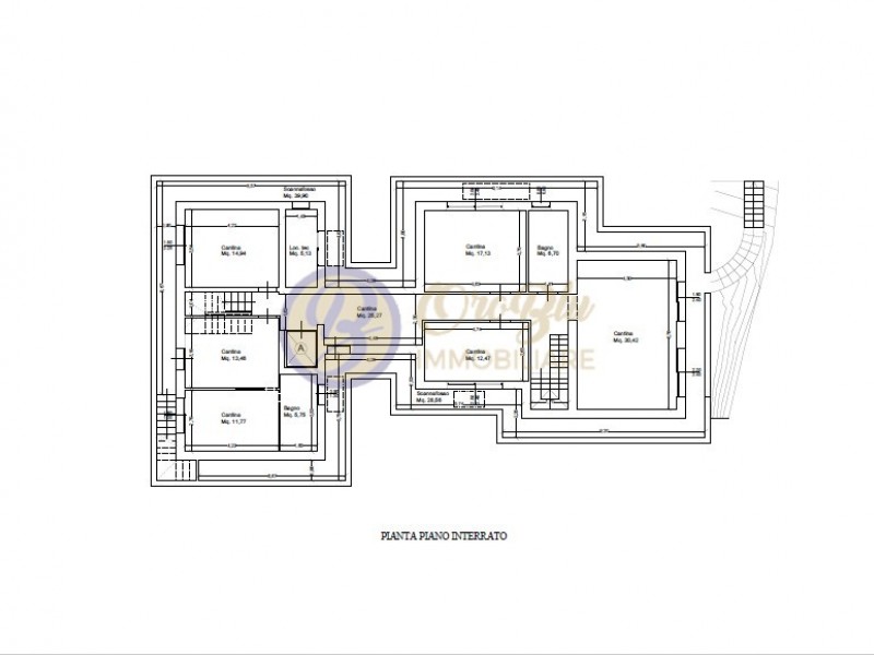 planimetria - Villa singola in vendita a Seravezza