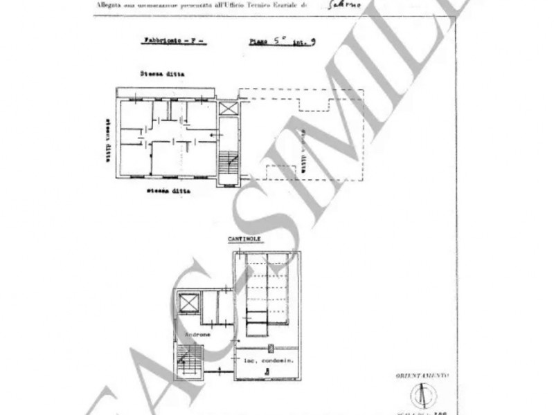 planimetria - Appartamento in vendita a Forte dei Marmi