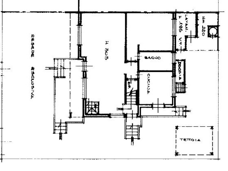 planimetria - Bifamiliare in vendita a Camaiore