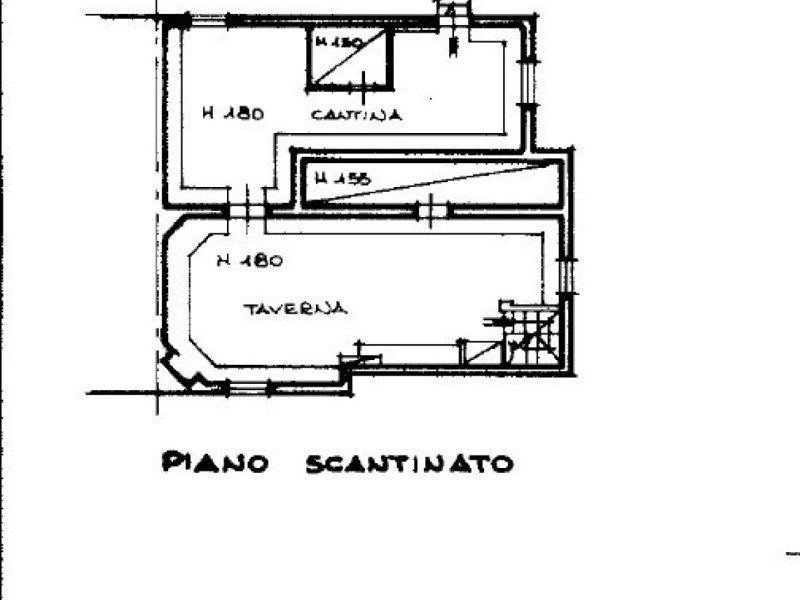 planimetria - Bifamiliare in vendita a Camaiore