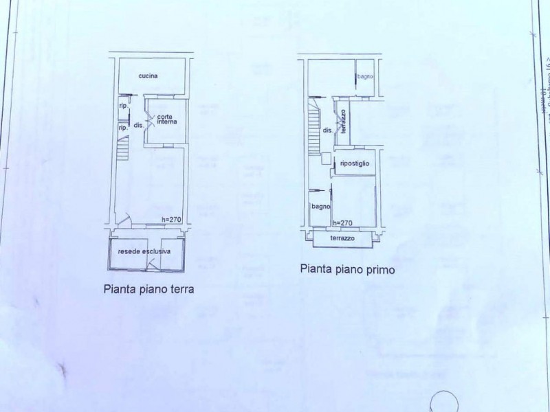 planimetria - Villetta a schiera in vendita a Camaiore