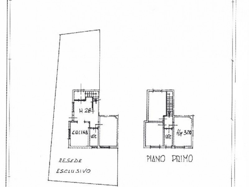 planimetria - Villa singola in vendita a Camaiore