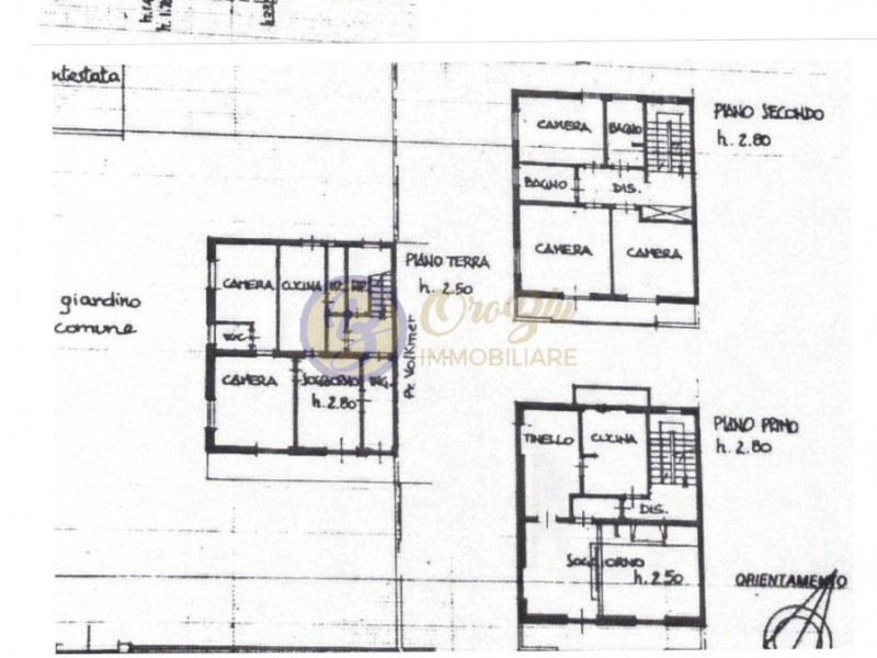 planimetria - Bifamiliare in vendita a Camaiore